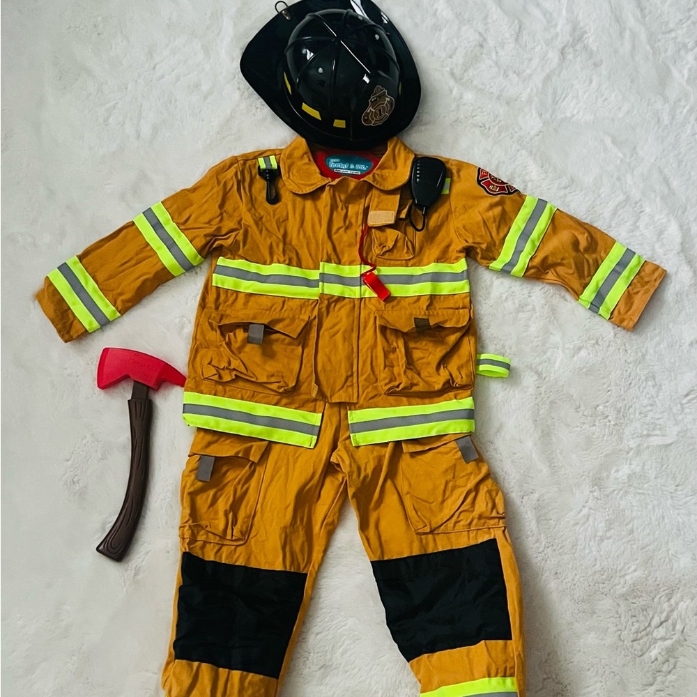 Kids firefighter costume